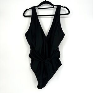Adore Me Womens One Piece Swimsuit Size 3X Black Boho Beach Classic Slimming